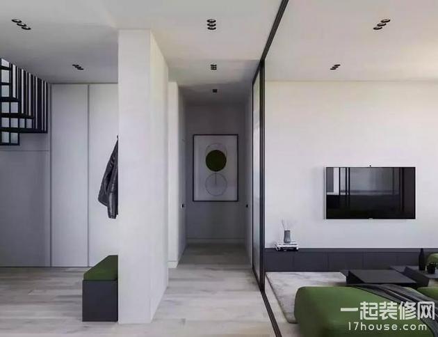 43平的简约风小户型复式楼，喜欢这样的隔断设计